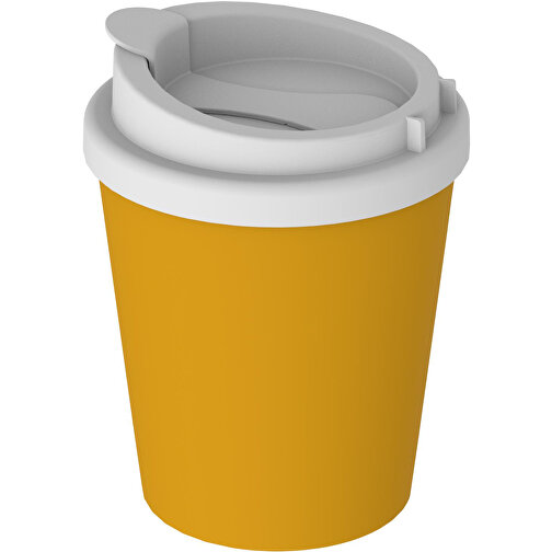 Kaffeebecher 'PremiumPlus' Small , standard-gelb/weiss, Kunststoff, 12,00cm (Höhe), Bild 1