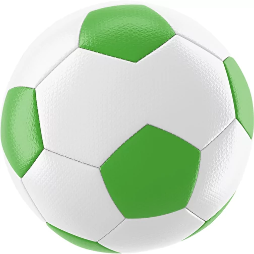 Pallone da calcio Platinum a 30 pannelli - stampato individualmente e cucito a mano, Immagine 1