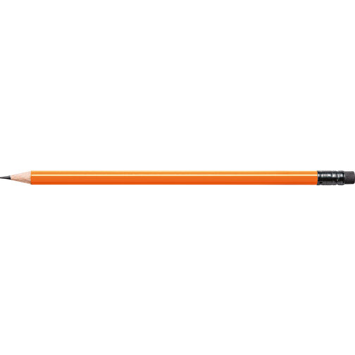 STAEDTLER Bleistift Rund Mit Radiertip , Staedtler, orange, Holz, 18,70cm x 0,80cm x 0,80cm (Länge x Höhe x Breite), Bild 3