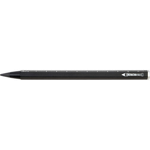 TROIKA Multitasking-Bleistift CONSTRUCTION ENDLESS , Troika, schwarz, Aluminium, Metall, 14,70cm x 1,00cm x 1,00cm (Länge x Höhe x Breite), Bild 2