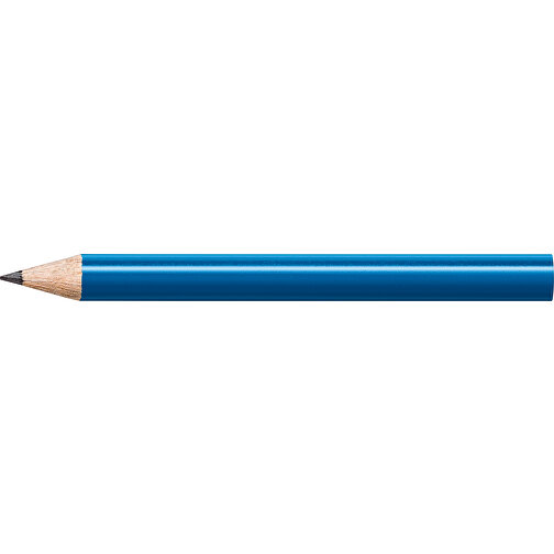 STAEDTLER Bleistift Rund, Halbe Länge , Staedtler, blau, Holz, 8,70cm x 0,80cm x 0,80cm (Länge x Höhe x Breite), Bild 3