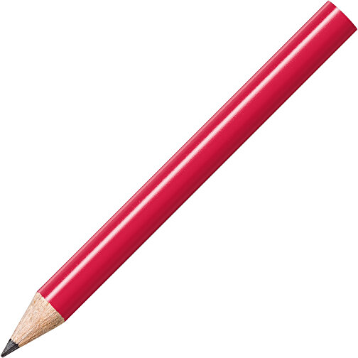 STAEDTLER Bleistift Rund, Halbe Länge , Staedtler, rot, Holz, 8,70cm x 0,80cm x 0,80cm (Länge x Höhe x Breite), Bild 2