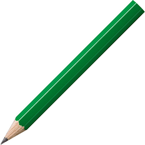 STAEDTLER Bleistift Hexagonal, Halbe Länge , Staedtler, grün, Holz, 8,70cm x 0,80cm x 0,80cm (Länge x Höhe x Breite), Bild 2