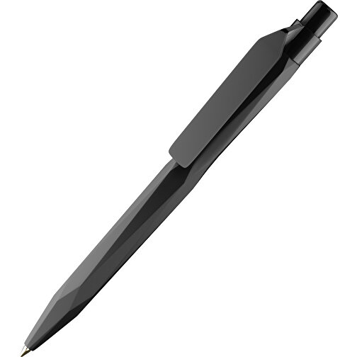 Prodir QS20 PMP-P Clip Flat Druckkugelschreiber , Prodir, schwarz, Kunststoff, 14,10cm x 1,60cm (Länge x Breite), Bild 1