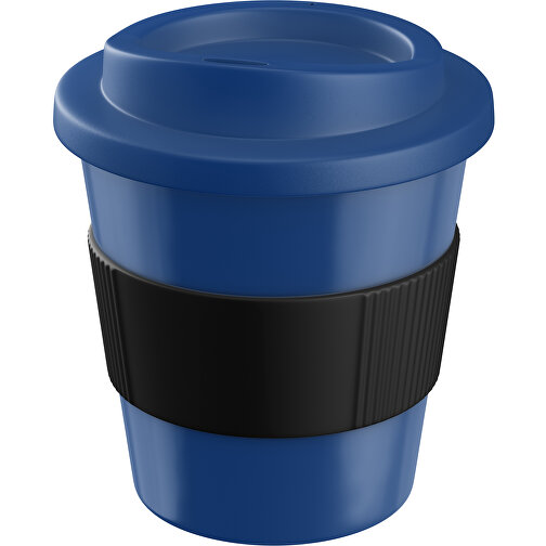 Americano® Primo 250 Ml Becher Mit Schutzring , blau / blau / schwarz, PP-Kunststoff, Silikon, 10,00cm (Höhe), Bild 1