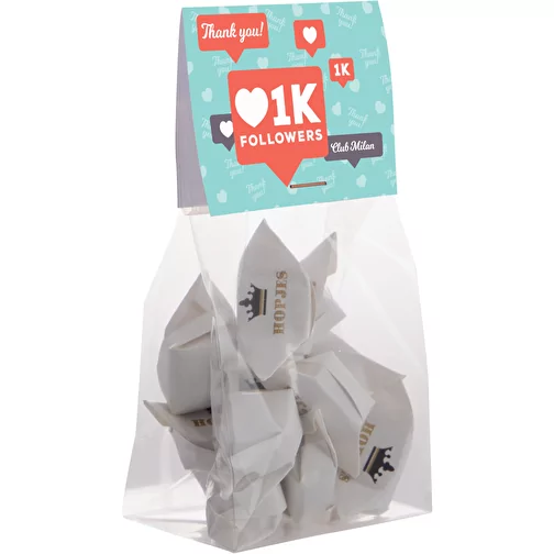 Mini Bag Top Card 50 grammi di caramelle, Immagine 1