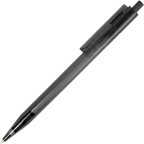 Kugelschreiber Kuma Transparent , transparent schwarz, ABS, 14,50cm (Länge), Bild 1