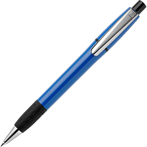 Kugelschreiber Semyr Grip Hardcolour , hellblau, ABS & Metall, 13,70cm (Länge), Bild 1