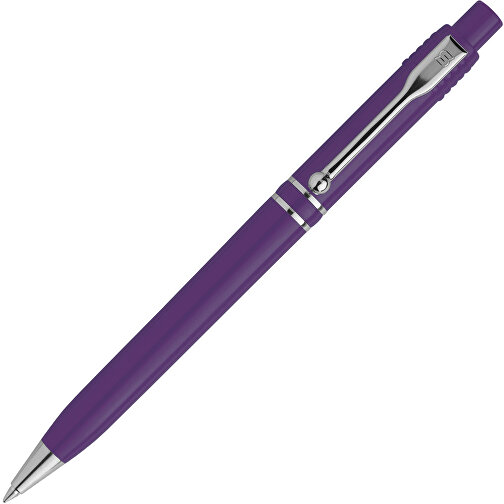 Kugelschreiber Raja Chrome Hardcolour , purple, ABS & Metall, 14,00cm (Länge), Bild 1