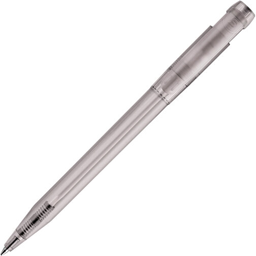 Kugelschreiber Pier Clear Transparent , transparent dunkelgrau, ABS, 13,60cm (Länge), Bild 1