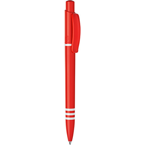Kugelschreiber Tropic Colour Hardcolour , rot, ABS, 13,80cm (Höhe), Bild 1
