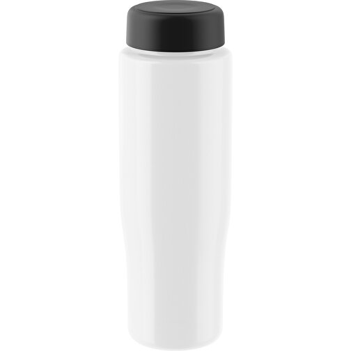 H2O Active® Tempo 700 Ml Sportflasche Mit Drehdeckel , weiß / schwarz, 30% PP-Kunststoff, 70% PET-Kunststoff, 22,00cm (Höhe), Bild 1