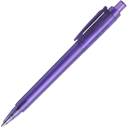 Kugelschreiber Baron ´03 Happy Frosty , transparent violett, ABS, 13,30cm (Länge), Bild 1
