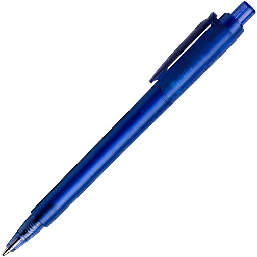 Kugelschreiber Baron ´03 Happy Frosty , transparent dunkelblau, ABS, 13,30cm (Länge), Bild 1