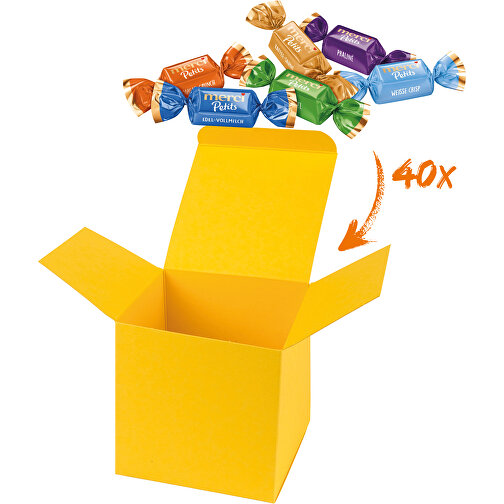 Color Merci Medi-Box - Gelb , Storck, gelb, Pappe, 9,00cm x 9,00cm x 9,00cm (Länge x Höhe x Breite), Bild 1