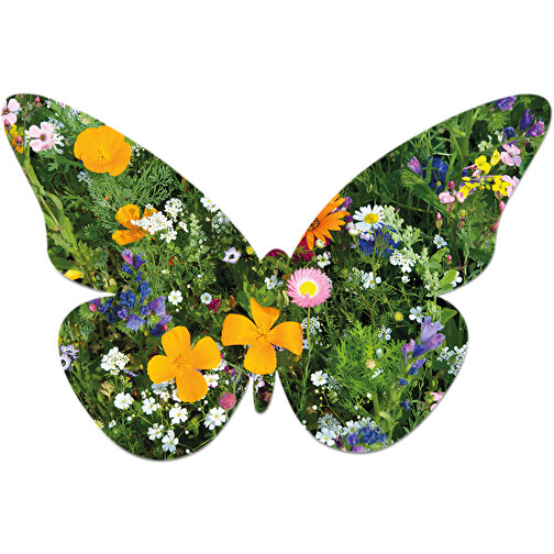 Samenpapier Auf A6-Karte - Schmetterling , individuell, Papier, Saatgut, 10,50cm x 14,80cm (Länge x Breite), Bild 2