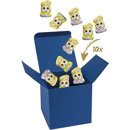 ColorBox Mini Gold Bunny - Dunkelblau , dunkelblau, Pappe, 5,50cm x 5,50cm x 5,50cm (Länge x Höhe x Breite), Bild 1