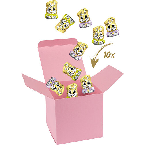 ColorBox Mini Gold Bunny - Rosa , rosa, Pappe, 5,50cm x 5,50cm x 5,50cm (Länge x Höhe x Breite), Bild 1