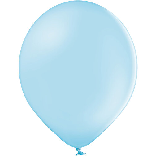 4C-Luftballons Mit TopQualityPrint , hellblau, Naturkautschuk, , Bild 1