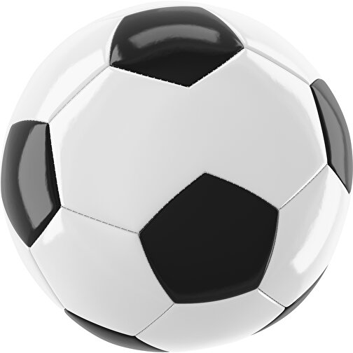 Fußball Gold 30-Panel-Promotionball - Individuell Bedruckt , weiß / schwarz, PU/PVC, 3-lagig, , Bild 1
