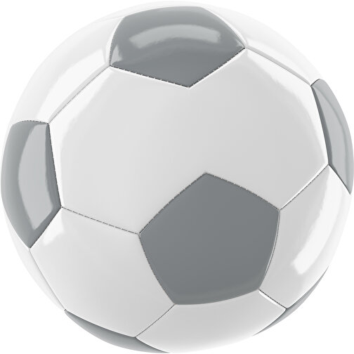 Fußball Gold 30-Panel-Promotionball - Individuell Bedruckt , weiß / silber, PU/PVC, 3-lagig, , Bild 1