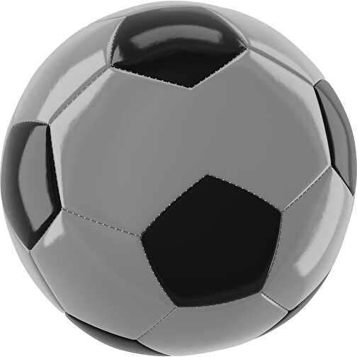 Fußball Gold 30-Panel-Promotionball - Individuell Bedruckt , grau / schwarz, PU/PVC, 3-lagig, , Bild 1