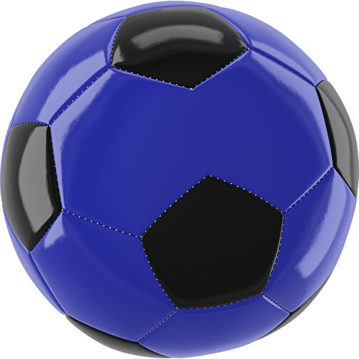 Fußball Gold 30-Panel-Promotionball - Individuell Bedruckt , blau / schwarz, PU/PVC, 3-lagig, , Bild 1