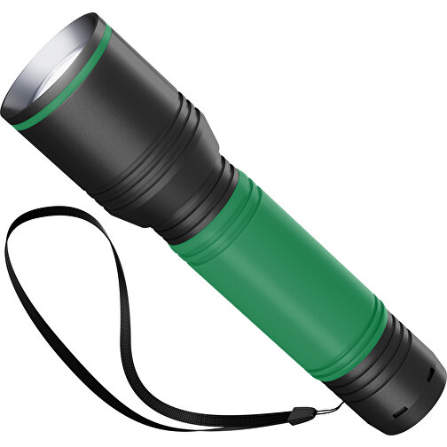 Taschenlampe REEVES MyFLASH 700 , Reeves, schwarz / grün, Aluminium, Silikon, 130,00cm x 29,00cm x 38,00cm (Länge x Höhe x Breite), Bild 1