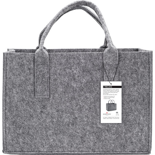 ROMINOX® Vegane Filztasche // Relana , Filz aus 100% recyceltem PET, 36,00cm x 25,00cm x 20,00cm (Länge x Höhe x Breite), Bild 3