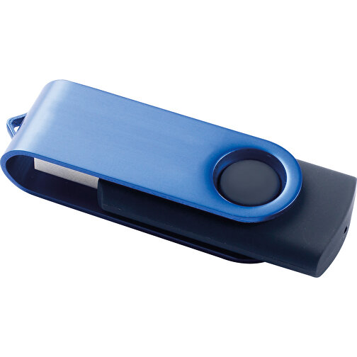 USB 3.0  Schwarzer Memorystick , blau MB , 32 GB , ABS, Aluminum MB , 10 - 30 MB/s MB , 5,60cm x 1,00cm x 2,00cm (Länge x Höhe x Breite), Bild 1