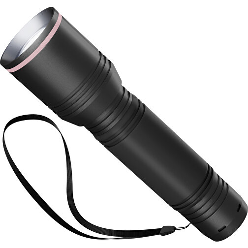 Taschenlampe REEVES MyFLASH 700 , Reeves, schwarz / rosa, Aluminium, Silikon, 130,00cm x 29,00cm x 38,00cm (Länge x Höhe x Breite), Bild 1