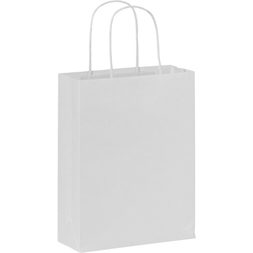 Bolsa de papel kraft 90 g/m² 22x18x8 cm, Imagen 1