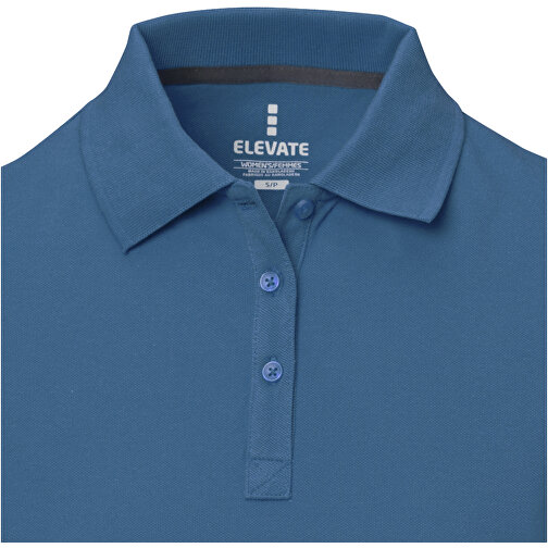 Calgary Poloshirt Für Damen , tech blue, Piqué Strick  Baumwolle, 200 g/m2, L, , Bild 5
