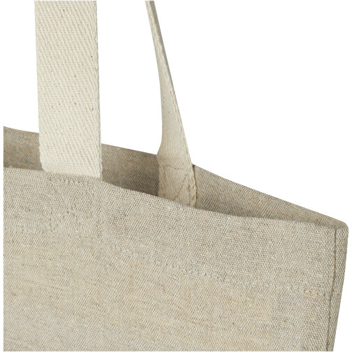 Pheebs 150 g/m² recycled cotton tote bag with front pocket 9L, Imagen 6