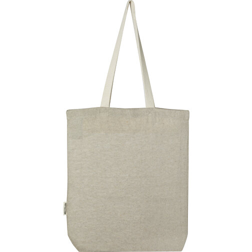 Tote bag in cotone riciclato da 150 g/m² con tasca frontale Pheebs - 9L, Immagine 4