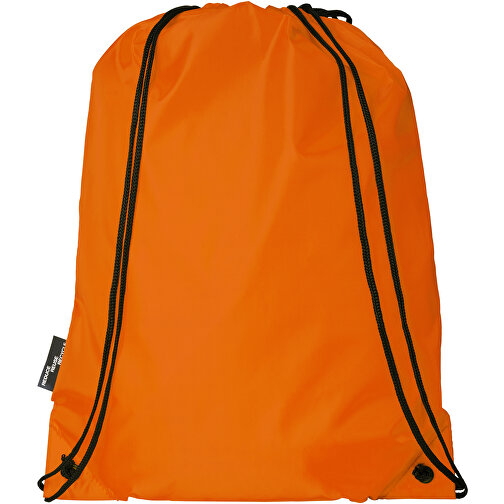 Oriole Sportbeutel Aus RPET 5L , Green Concept, orange, 190T Recyceltes Polyester, 33,00cm x 44,00cm (Länge x Höhe), Bild 4