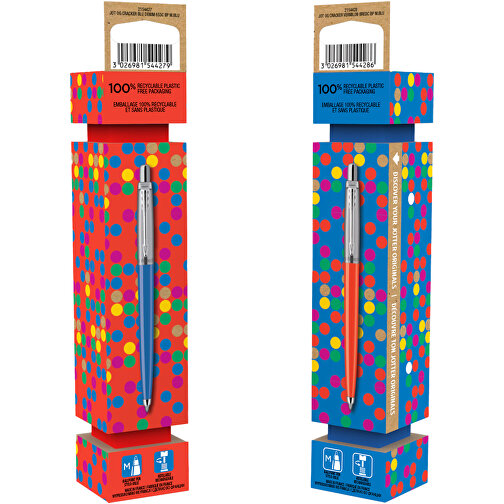 Parker Jotter Cracker Stift-Geschenkset , Parker, processblau, ABS Kunststoff, 24,00cm x 4,50cm x 4,50cm (Länge x Höhe x Breite), Bild 9