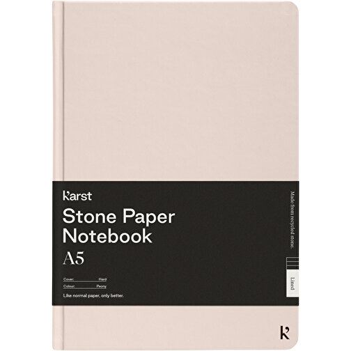 Karst® A5 stone paper hardcover notebook - lined, Imagen 2