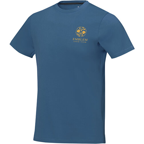 Nanaimo T-Shirt Für Herren , tech blue, Single jersey Strick 100% BCI Baumwolle, 160 g/m2, M, , Bild 2