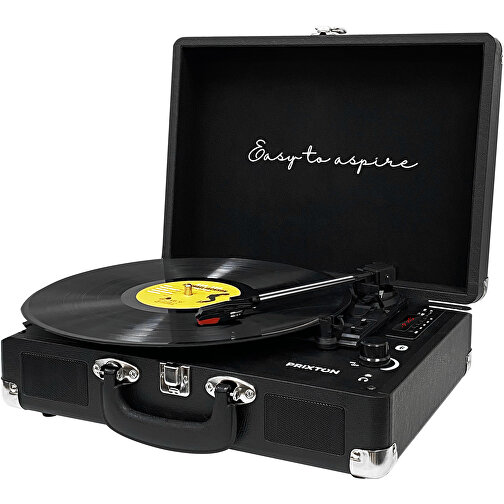 Prixton VC400 Vinyl MP3 Player , schwarz, Kunststoff, 35,00cm x 25,50cm x 13,00cm (Länge x Höhe x Breite), Bild 1