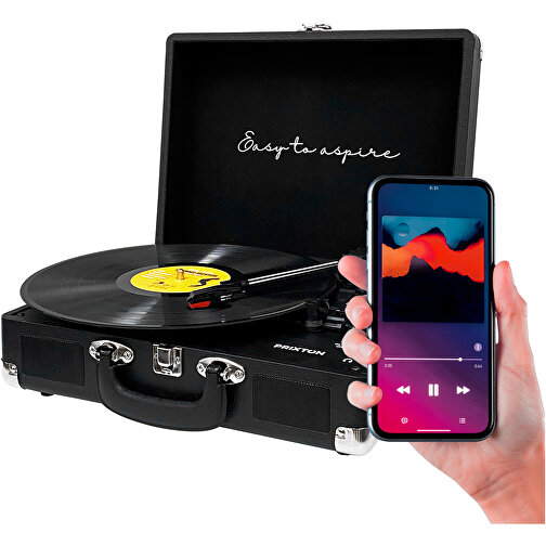 Prixton VC400 Vinyl MP3 Player , schwarz, Kunststoff, 35,00cm x 25,50cm x 13,00cm (Länge x Höhe x Breite), Bild 4