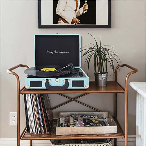 Prixton VC400 Vinyl MP3 Player , hellblau, Kunststoff, 35,00cm x 25,50cm x 13,00cm (Länge x Höhe x Breite), Bild 4