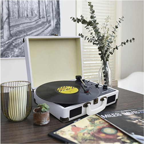 Prixton VC400 Vinyl MP3 Player , weiss, Kunststoff, 35,00cm x 25,50cm x 13,00cm (Länge x Höhe x Breite), Bild 7