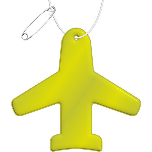 RFX™ reflective odblaskowa zawieszka z PVC, samolot, Obraz 1