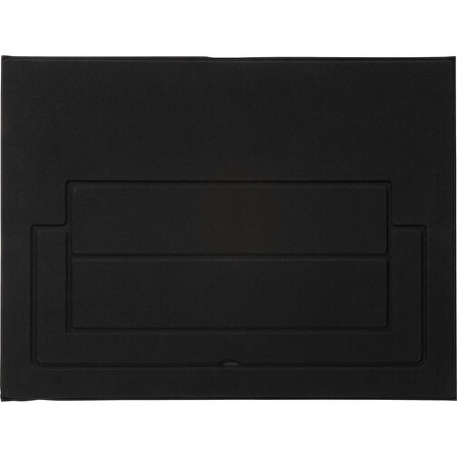 Impact AWARE RPET Faltbare Desk-Organizer Mit Laptop-Ständer, Schwarz , schwarz, PET - recycelt, 80,00cm x 0,50cm (Länge x Höhe), Bild 8