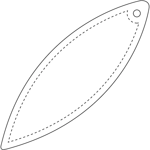 Attache réfléchissante RFX™ en TPU en forme d\'ellipse, Image 3