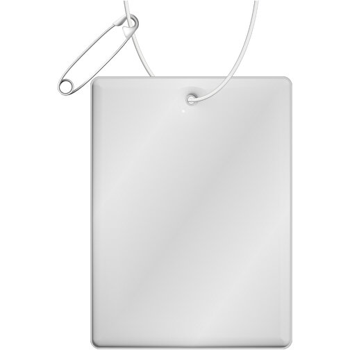 RFX™ reflective duża prostokątna odblaskowa zawieszka z TPU, Obraz 1