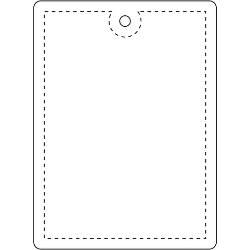 Attache réfléchissante RFX™ rectangulaire en TPU, grand modèle, Image 3