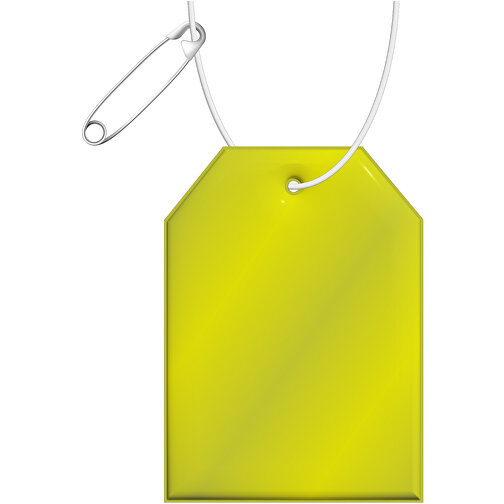 RFX™ reflective odblaskowa zawieszka z PVC, identyfikator, Obraz 1