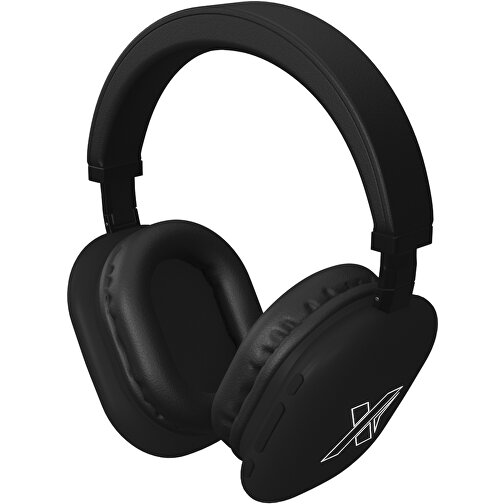 SCX.design E21 Bluetooth® Kopfhörer , schwarz, ABS Kunststoff, Gummi, Recycelter PET Kunststoff, 17,00cm x 8,30cm x 14,30cm (Länge x Höhe x Breite), Bild 1